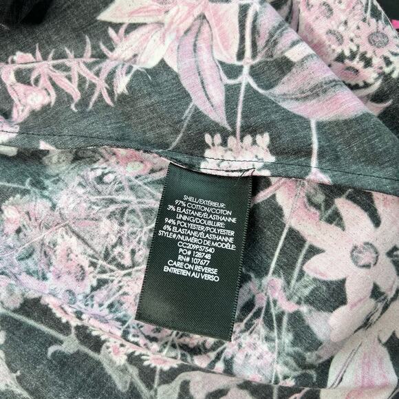 New Women’s Alice & Olivia Black Floral Smocked Square Neck Mini Dress Size 2 - Picture 9 of 9